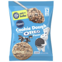 Pillsbury Cookie Dough, Oreo Pieces, 16 Ounce