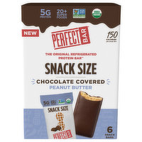 Perfect Bar Protein Bar, Chocolate Covered Peanut Butter, Snack Size, 6 Each