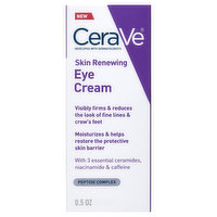 CeraVe Eye Cream, Skin Renewing, 0.5 Ounce