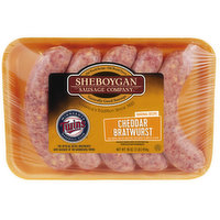 Sheboygan Cheddar Bratwurst, 5 Each