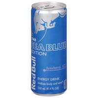 Red Bull The Sea Blue Edition Energy Drink, Juneberry, 8.4 Fluid ounce