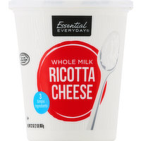 Essential Everyday Ricotta Cheese, Whole Milk, 32 Ounce