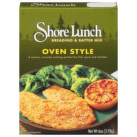 Shore Lunch Breading & Batter Mix, Oven Style, 6 Ounce