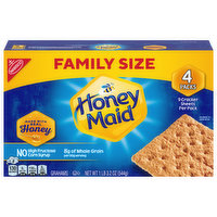 Honey Maid Grahams, Honey, 4 Packs, Family Size, 4 Each