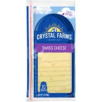 Crystal Farms Swiss Cheese, 7 Ounce