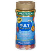 Nature's Bounty Multi, Jelly Beans, Raspberry Orange Twist, Kids, 90 Each