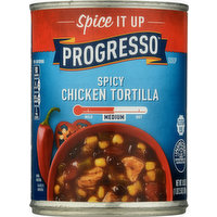 Progresso Soup, Spicy Chicken Tortilla, Medium, 18.5 Ounce