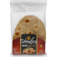 Stonefire Naan, Whole Grain, 2 Pack, 2 Each