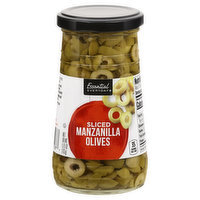 Essential Everyday Manzanilla Olives, Sliced, 5.75 Ounce