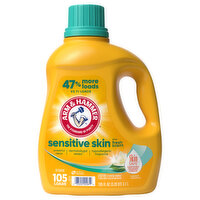 Arm & Hammer Detergent, Fresh Scent, Sensitive Skin, 105 Fluid ounce