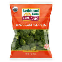 Earthbound Farm Broccoli Florets, 9 Ounce