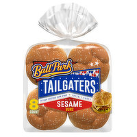 Ball Park Tailgaters White Hamburger Buns, 8 Each