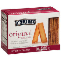 Delallo Crostini, Original, 3.5 Ounce