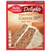 Betty Crocker Super Moist Cake Mix, Carrot, Delights, 13.25 Ounce