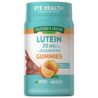 Nature's Truth Vision Shield Lutein, 20 mg, Vegan Gummies, Orange Flavor, 40 Each