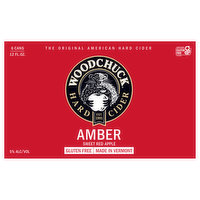 Woodchuck Hard Cider, Amber, 6 Each