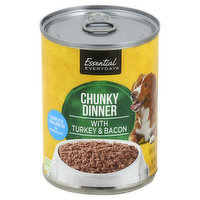 Essential Everyday Dog Food, Chunky Diner, with Turkey & Bacon, 13.2 Ounce