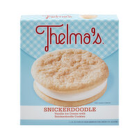 Thelma's 4-4 Fl. Oz. 4 Pack Ice Cream Sandwiches Thelma's Snickerdoodle Ice Cream Sandwich 4 Pack, 16 Fluid ounce