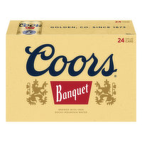 Coors Beer, Banquet, 24 Each