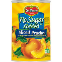 Del Monte Sliced Peaches, No Sugar Added, 14.5 Ounce