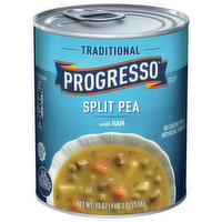 Progresso Soup, Split Pea with Ham, Traditional, 19 Ounce