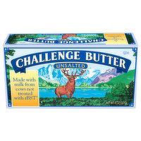 Challenge Butter Butter, Unsalted, 2 Each