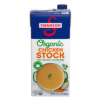 Swanson Chicken Stock, Organic, 32 Ounce