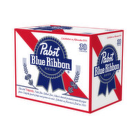 Pabst Blue Ribbon Beer, 30 Each