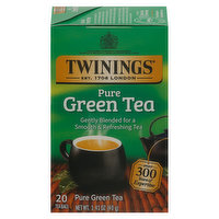Twinings Green Tea, Pure, Bags, 20 Each