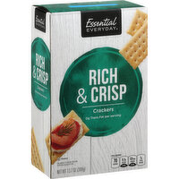 Essential Everyday Crackers, Rich & Crisp, 13.7 Ounce