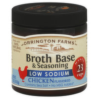 Orrington Farms Broth Base & Seasoning, Low Sodium, Chicken Flavored, 5 Ounce