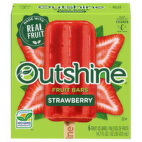 Outshine Fruit Ice Bars, Strawberry, 6 Each