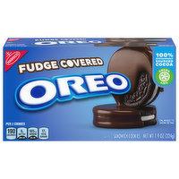 OREO Fudge Covered Chocolate Sandwich Cookies, 7.9 Ounce