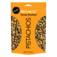 Wonderful Pistachios, Honey Roasted, No Shells, 11 Ounce