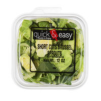 Quick and Easy Short Cuts Brussel Sprouts, 12 Ounce