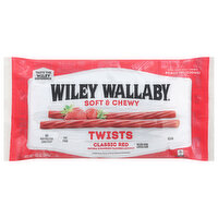 Wiley Wallaby Licorice, Classic Red, Twists, Soft & Chewy, 12 Ounce