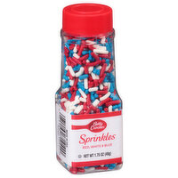 Betty Crocker Sprinkles, Red, White & Blue, 1.75 Ounce