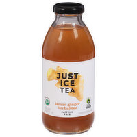 Just Ice Tea Herbal Tea, Caffeine Free, Lemon Ginger, 16 Fluid ounce