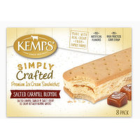 Kemps Simply Crafted Blondie Ice Cream Sandwich, 28 Ounce