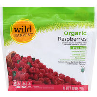 Wild Harvest Raspberries, Organic, 10 Ounce
