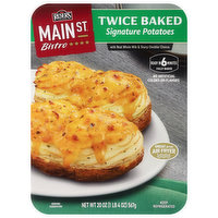 Main St Bistro Signature Potatoes, Twice Baked, 20 Ounce