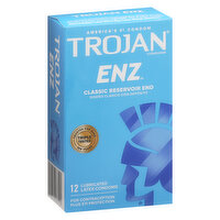 Trojan ENZ Condoms, 12 Each