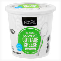 Essential Everyday Cottage Cheese, Small Curd, 1% Milkfat, Low Fat, 24 Ounce