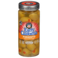 Early California Olives, Pimiento, Stuffed Queen, 7 Ounce