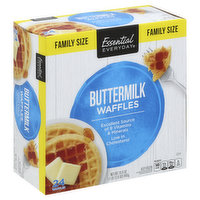 Essential Everyday Waffles, Buttermilk, Family Size, 24 Each