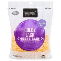 Essential Everyday Cheese Blend, Colby Jack, Classic Cut, 8 Ounce