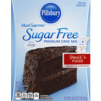 Pillsbury Cake Mix, Premium, Sugar Free, Devil's Food, 16 Ounce