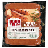 Hillshire Farm Bratwurst, Smoked, 14 Ounce