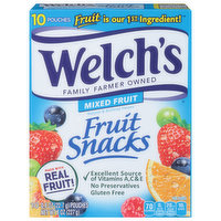 Welch's Fruit Snacks, Mixed Fruit, 10 Each