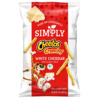 Simply Cheetos Cheese Flavored Snacks, White Cheddar, Crunchy, 8.5 Ounce